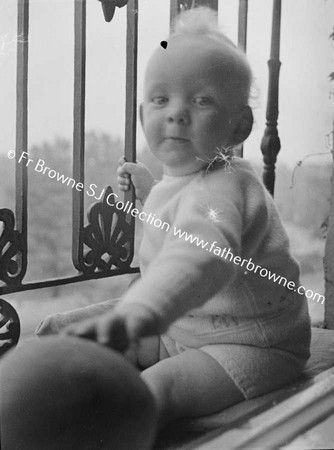 PADDY FAGAN AGED 3 AT HOME 23 FITZWILLIAM PLACE